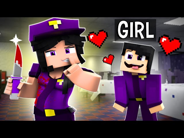 PURPLE GIRL VS PURPLE GUY!? - Fazbear and Friends SHORTS #1-16 Compilation class=