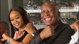 Julius Malema & His Wife All Smiles At Chiefs & Pirates Football Match Amid Rumours Of Divorce‼️