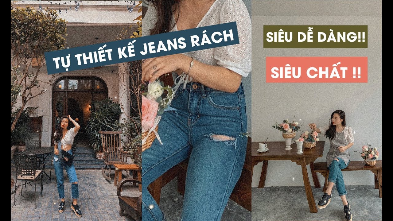 Quần jean nam rách bụi mẫu mã mới nhất năm 2020