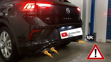 2021 T-Roc R Pops and bangs!