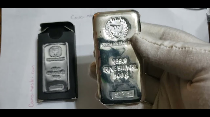 500 Grams Silver GERMANIA MINT Cast Sealed Bar WITH BOX.