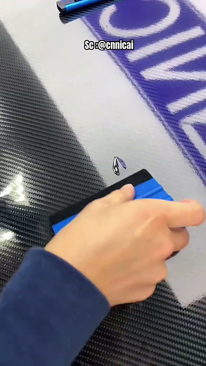 Standard tricks to remove sticker bubbles #education #automotive #shortsvideo #tutorial