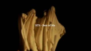 BTS - BEST OF ME (Sped Up)