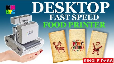 KMBYC New desktop food printer for customizing Christmas cookies
