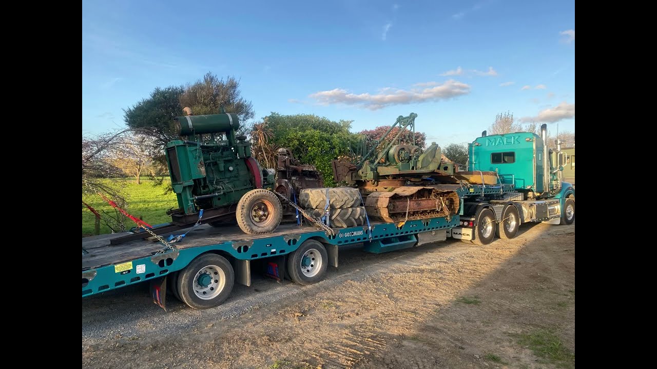 draging home the Ruston Bucyrus 10-RB part 1