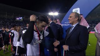 Cristiano se quita la medalla de subcampeón de la Supercopa italiana || HD || @Futbolero2012HD1
