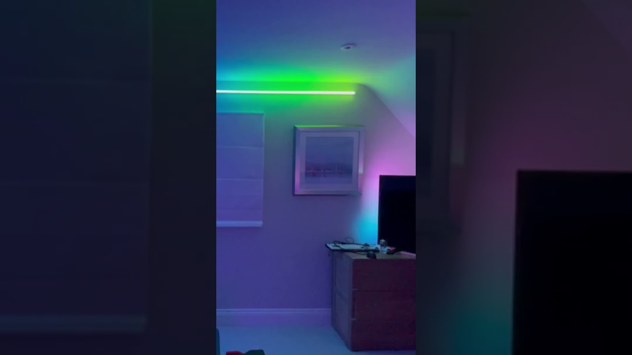Bedroom with LED Channel Lighting