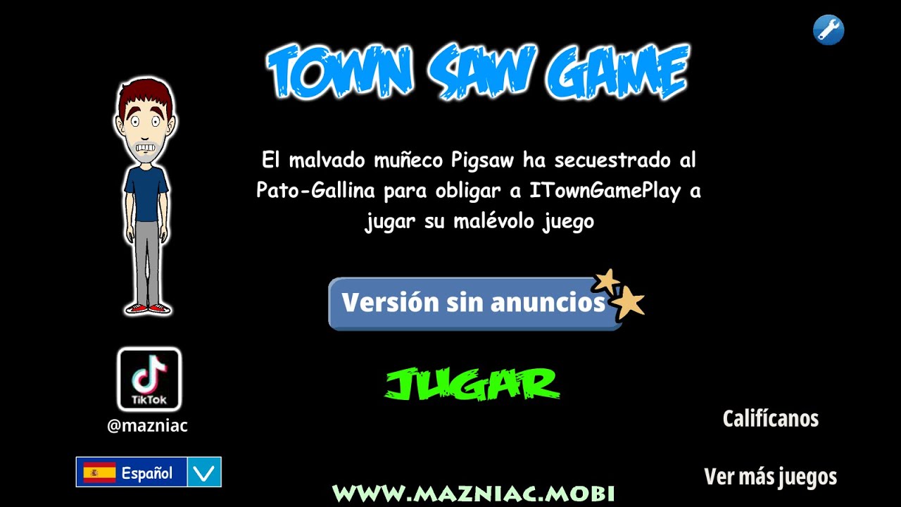 Town Saw Game. Solución completa del juego. Full walkthrough.