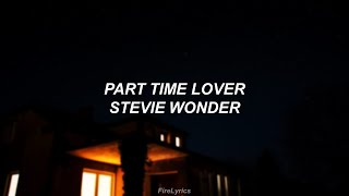 Stevie Wonder - Part Time Lover / Sub Español