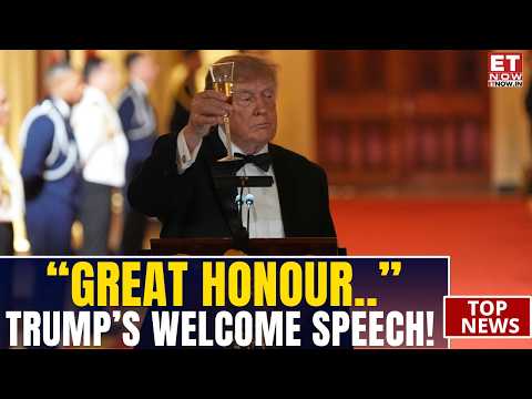 Trump’s Warm Welcome To Xi: “Truly Outstanding, Amazing People” | At The White House | ET Now