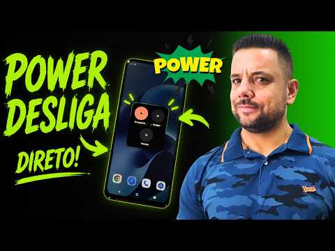 Como Configurar o Botão Power do Moto G17 Para Desligar Direto