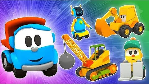 Helper Cars: a timber truck & an excavator. Car cartoons full episodes #viral