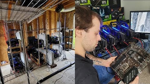 Crypto Mining Shed LEAKED!!! | 40 GPU Mining Farm | Water Damaged Motherboard | Calking Fix 2022