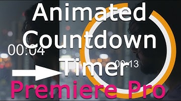 Animated  Countdown Timer in Premiere Pro