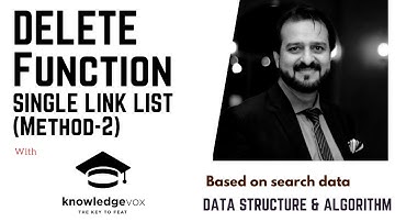 Delete a node from single linked list(Head node/Middle /End) METHOD-2 | Data Structure| Urdu| Hindi