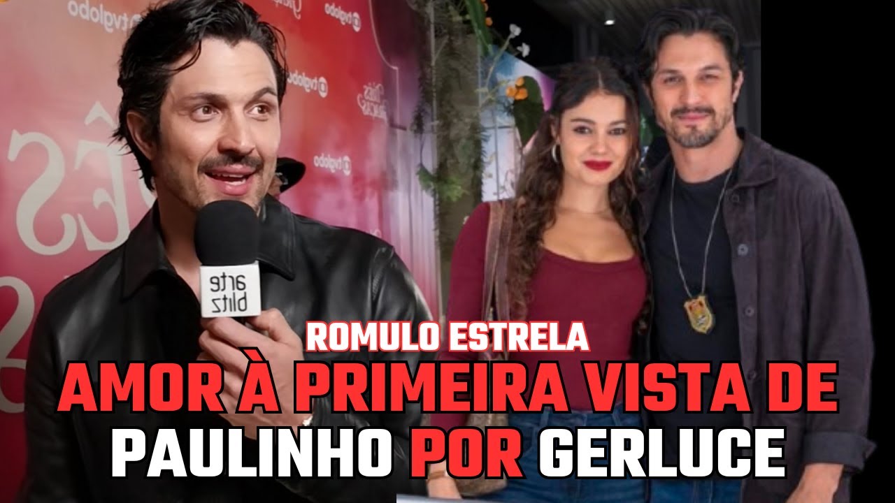 Romulo Estrela é Paulinho em Três Graças, novela das 9 da Globo.