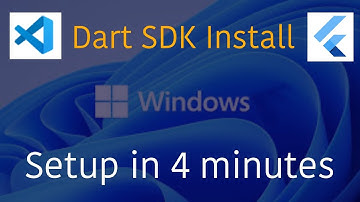 How to install darts sdk in hindi | dart SDK setup in hindi | Windows | vs code | android studio