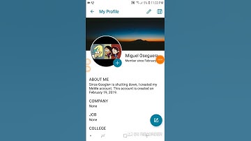 I created 2 MeWe accounts