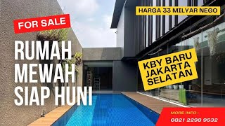 FOR SALE ! RUMAH MEWAH DI KEBAYORAN BARU JAKARTA SELATAN DESIGNED BY NATANEKA ARCHITECT