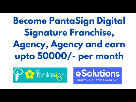 PantaSign Digital Signature Premium or Super Partner, Agent, Special Partner, Franchise, Agency