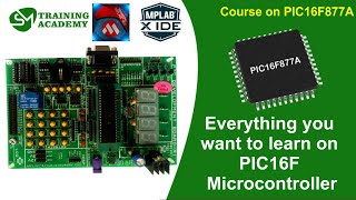 pic16f877a microcontroller | mplab ide  | Course Syllabus explained (English)