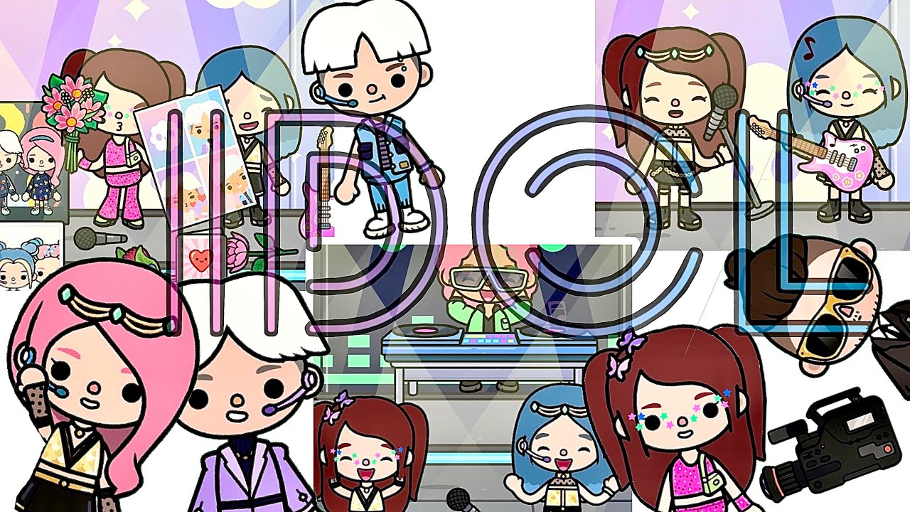 K-Pop Idol Story in Toca Boca🎤🔥/Concert/ Shooting/Presents/Festival/💜Toca Sweet Paradise💜