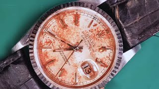 Restoring a Rusted Rolex Found in a Drawer
