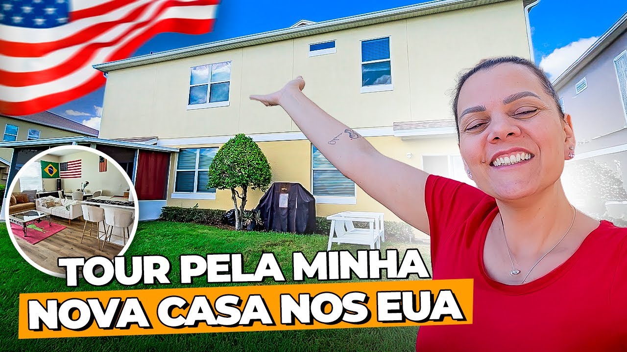 Tour na Minha Casa nos EUA 🏡 🇺🇲Mostrando Cada Cantinho com Amor!