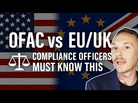 OFAC vs EU/UK – What Compliance Officers Need to Know