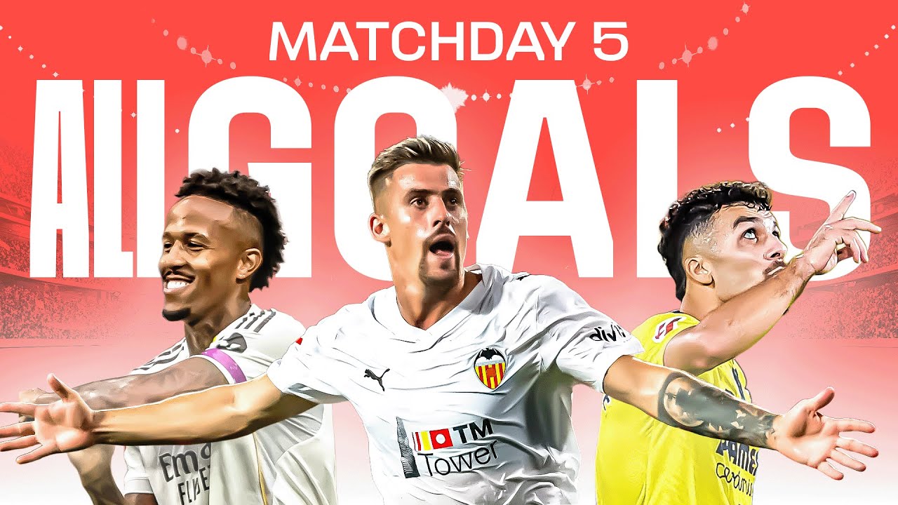 TODOS LOS GOLES de la JORNADA 5 de LALIGA EA SPORTS 2025/26