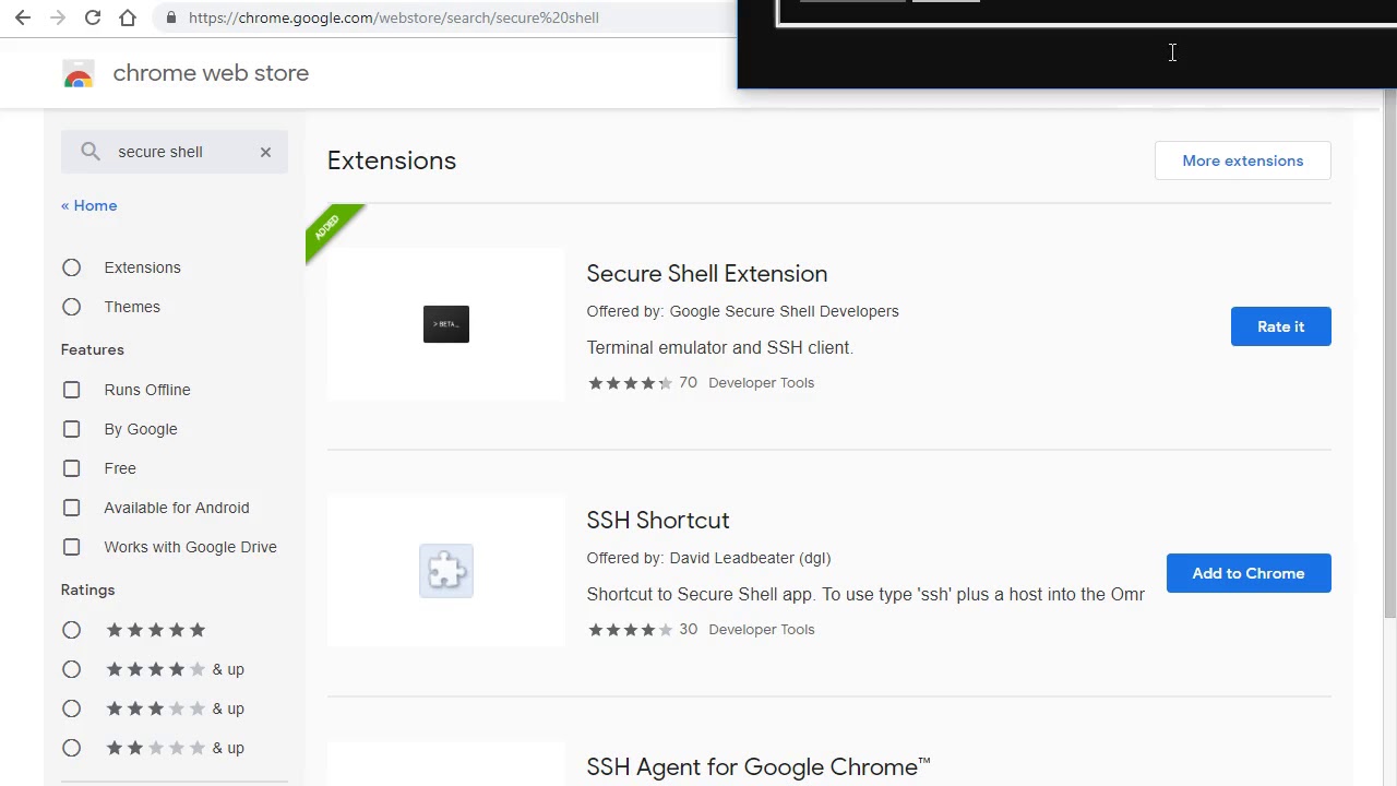 chrome secure shell app chrome secure shell app