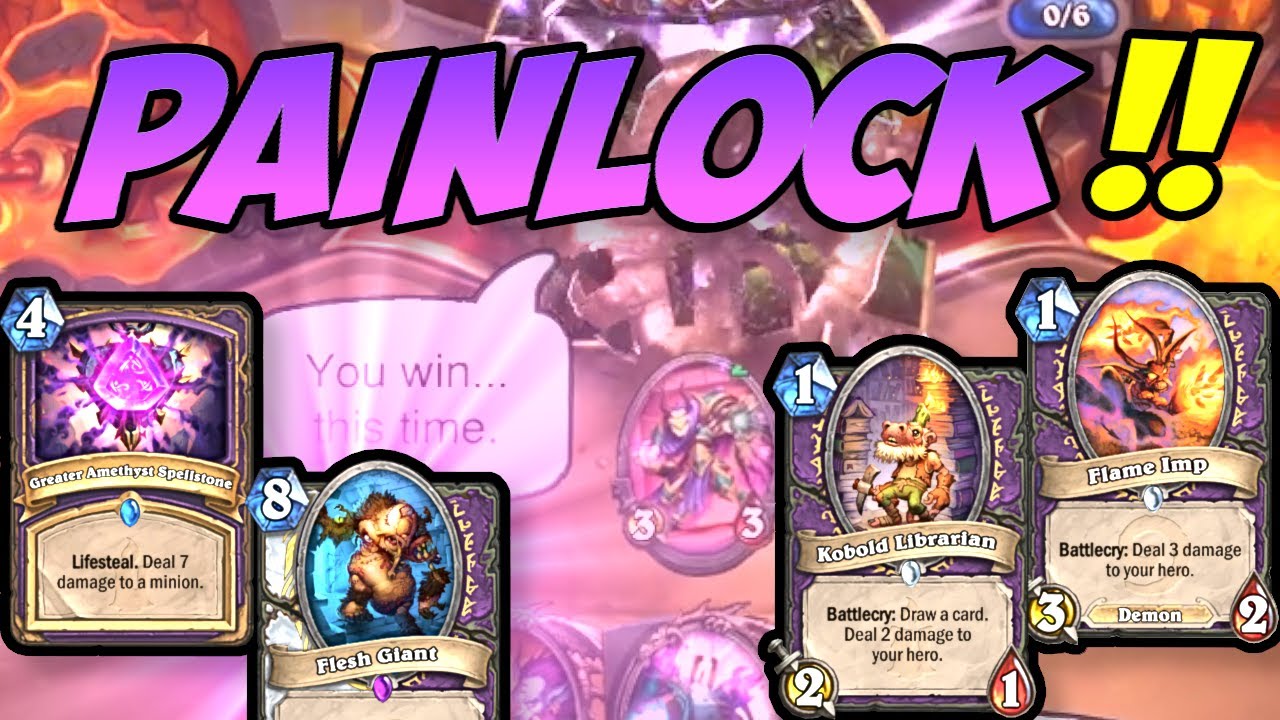 Fear The Pain, Fear The PAINLOCK! | Hearthstone | Warlock | Wild