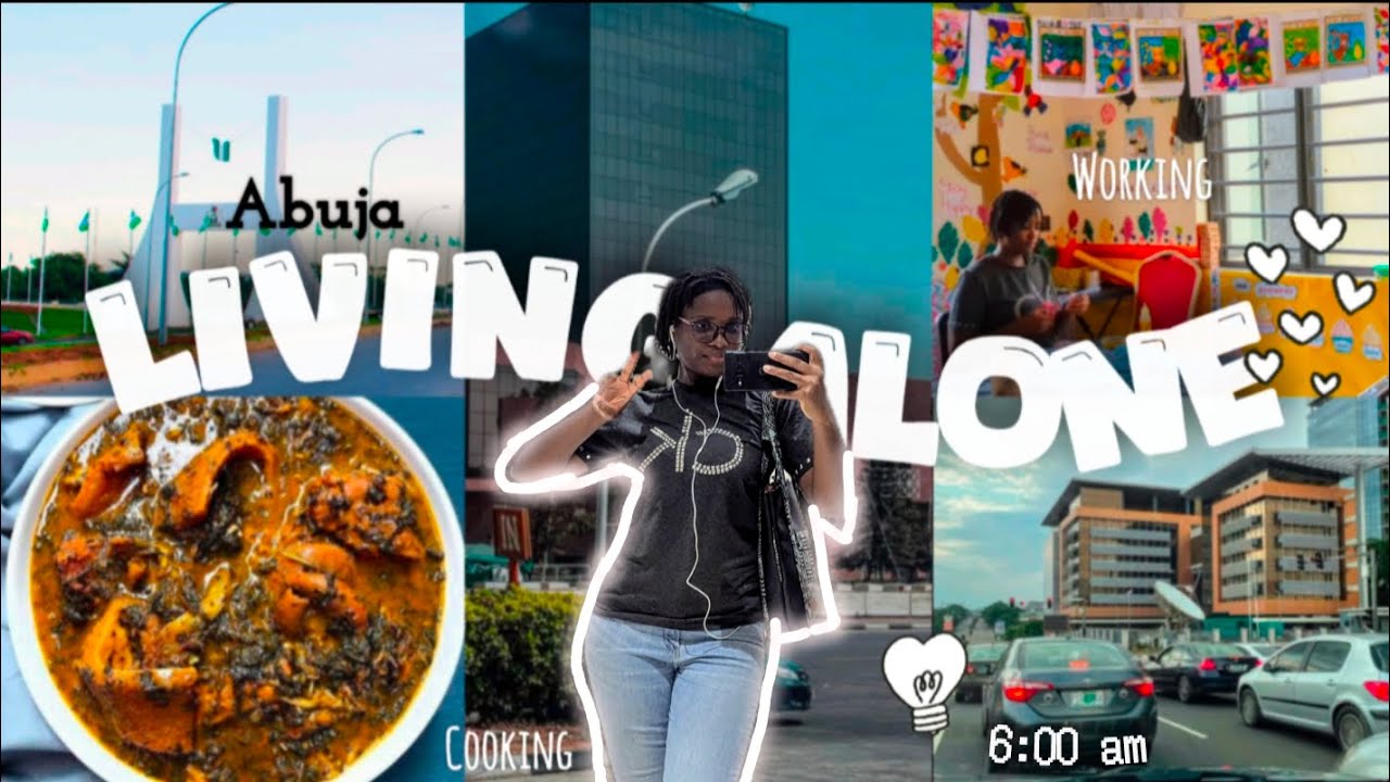 Days in my life living in Nigeria| living alone vlog| 9-5, cooking etc.