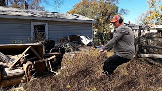 Had to Cleanup This MASSIVE DISASTER Backyard After Knocking On The Door