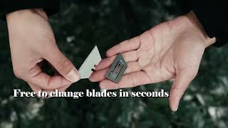 Now on Kickstarter: EdgePro-The Longlasting Titanium Cutter With Trapezoid Blade