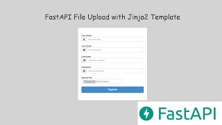 FastAPI File Upload with Jinja2 Template