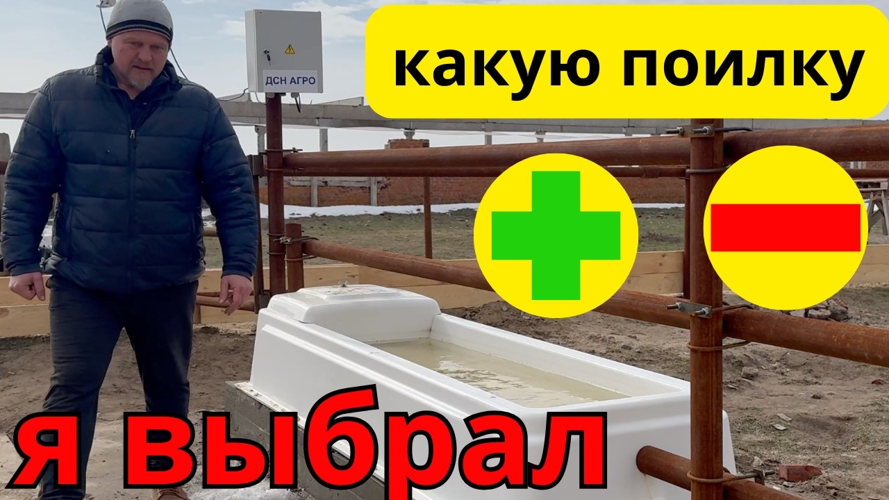 поилка для скота   лучший вариант для меня