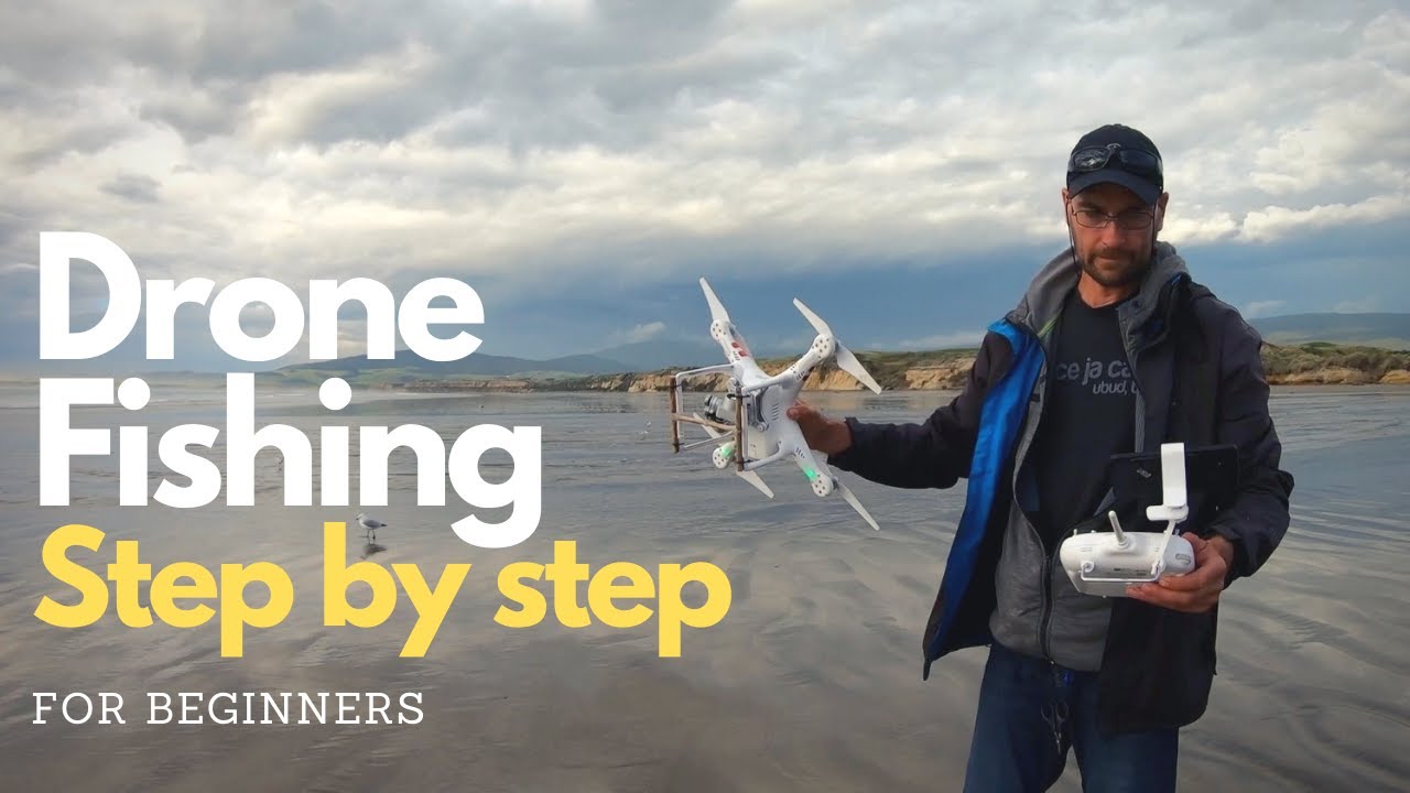 How to use a DRONE for surfcasting - Simple Drone fishing setup
