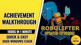 Robolifter - UPDATED TO 3000G! Achievement Walkthrough (1000G IN 1 MINUTE) VERY EASY!