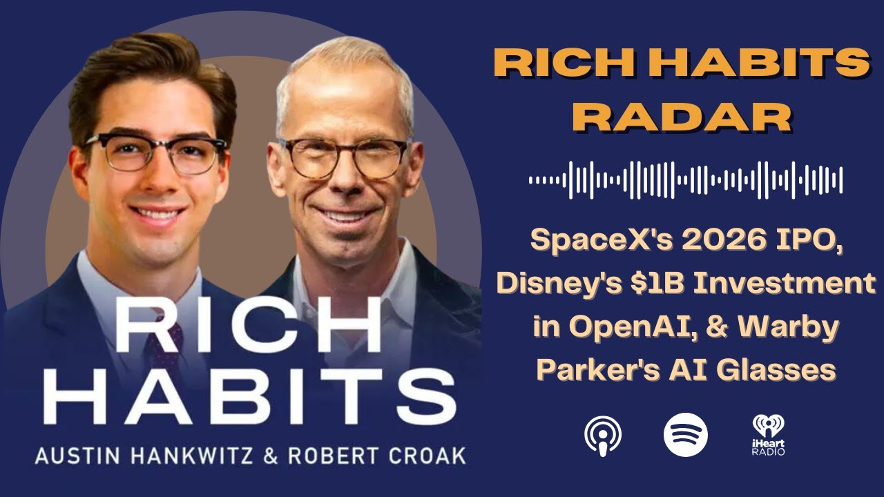 SpaceX's 2026 IPO, Disney's $1B Investment in OpenAI, & Warby Parker's AI Glasses