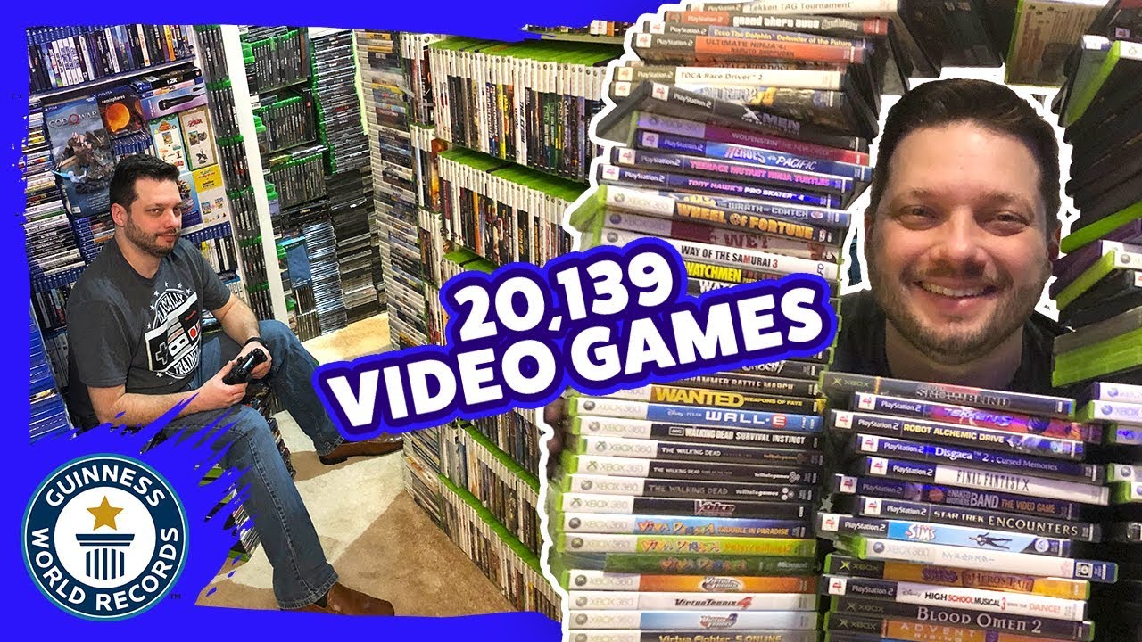 ⁣World's largest collection of videogames! - Guinness World Records