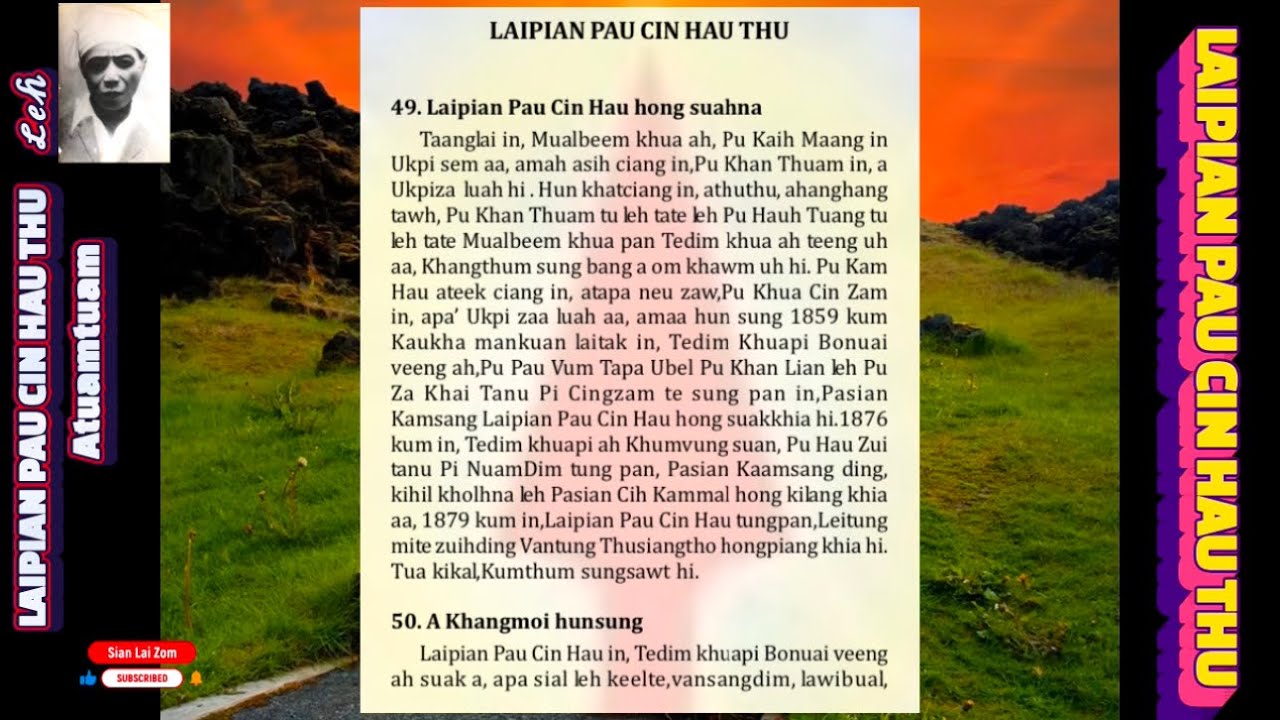 LAIPIAN PAU CIN HAU THU