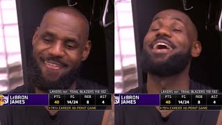 LeBron James says he has some “secret methods” on how to go to sleep 😂