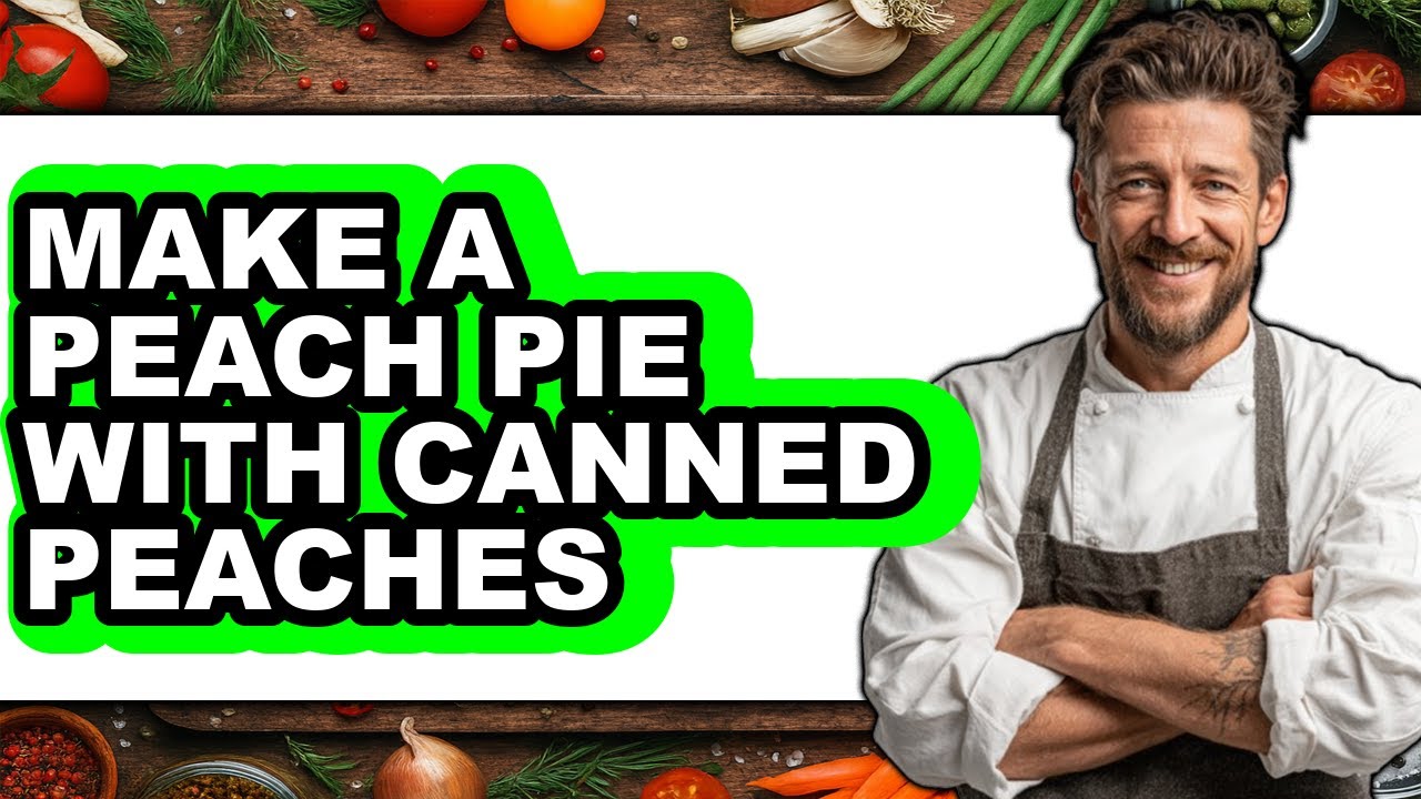 How To Make A Peach Pie With Canned Peaches (UPDATED)