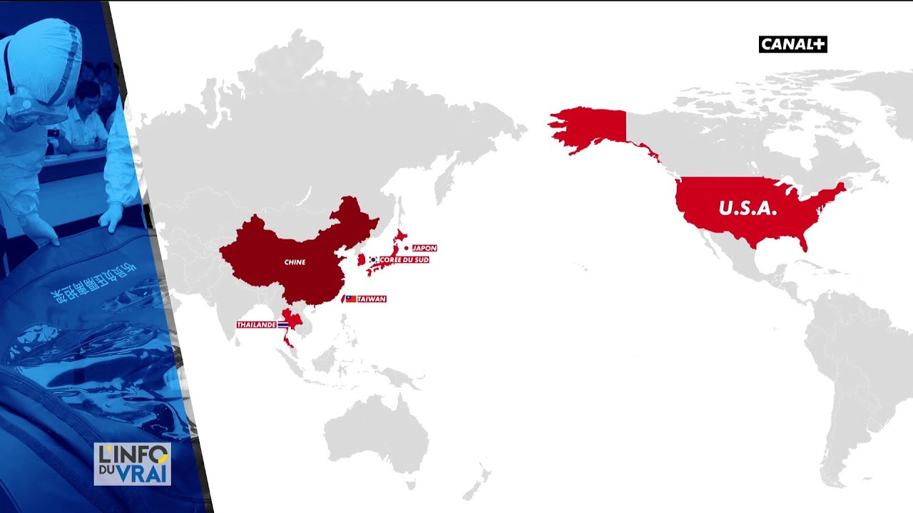 Coronavirus  quels pays sont touchs 