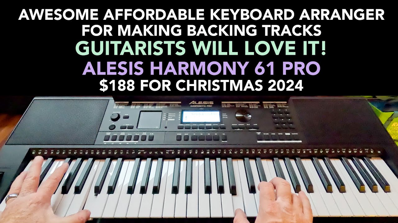 Alesis Harmony 61 Pro First Look Review - Affordable Keyboard Synth that Guitar Players Will Love!