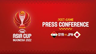 Syria v Japan - Press Conference