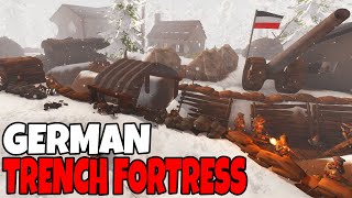 WW1 German TRENCH FORTRESS Charged by 5,000 RUSSIANS!? - Rising Front: Battle Simulator screenshot 3