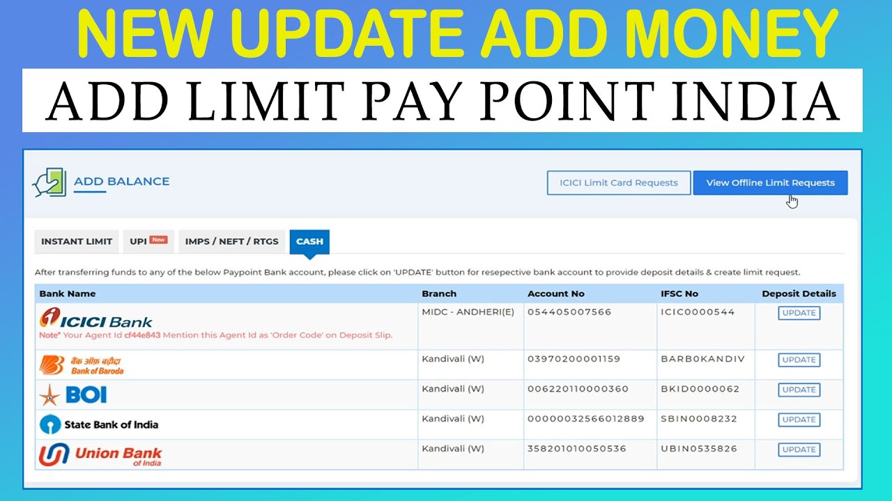 Add limit. POINTPAY.