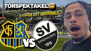 TORSPEKTAKEL 🤯 SAARBRÜCKEN VS SANDHAUSEN 4:1 ⚽️ 3. BUNDESLIGA HIGHLIGHTS💙🖤